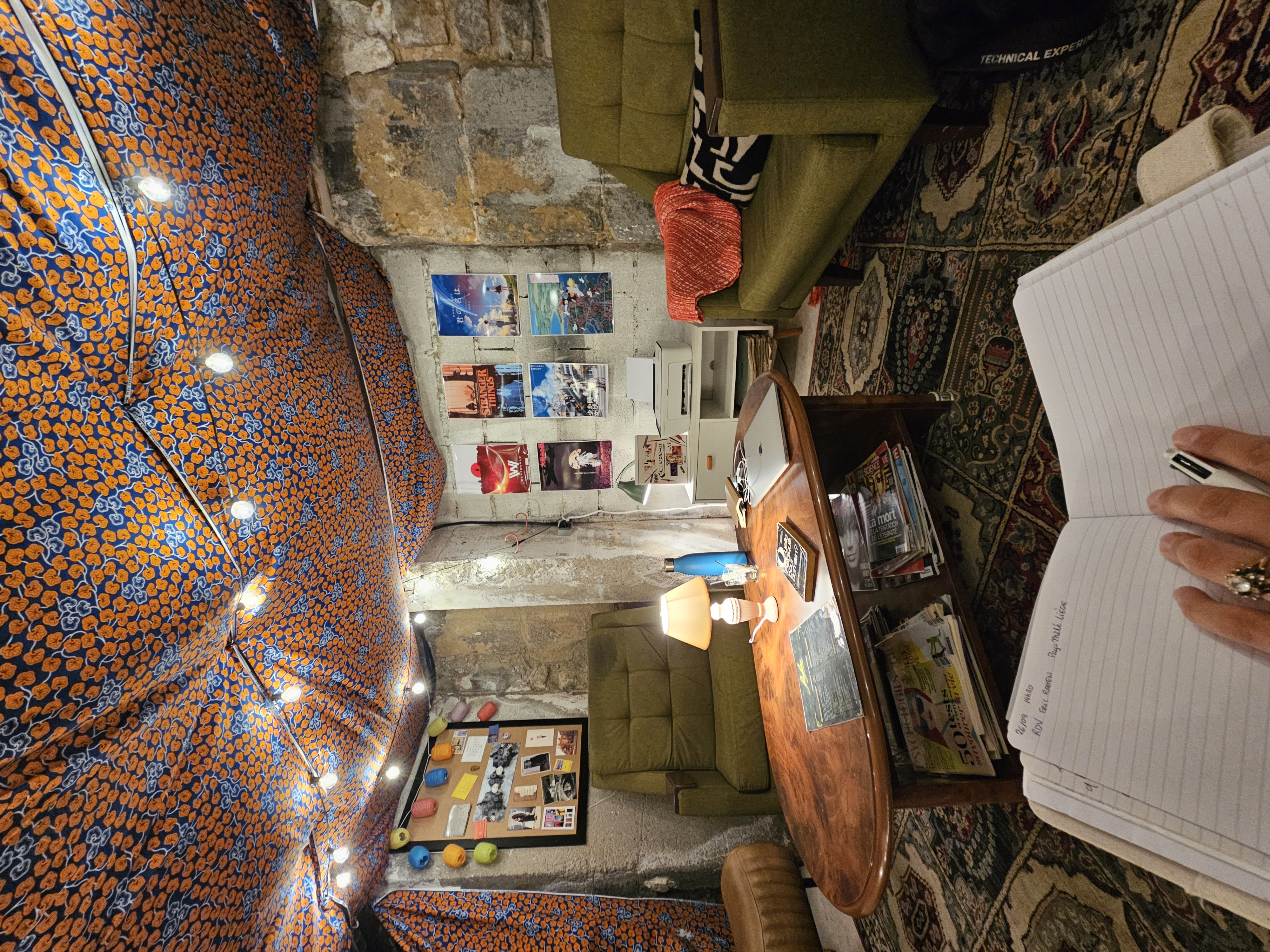 Espace de travail créatif pour artistes